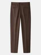 Striped Gradient Knitted Polo Shirt & Slim Fit Tapered Trousers